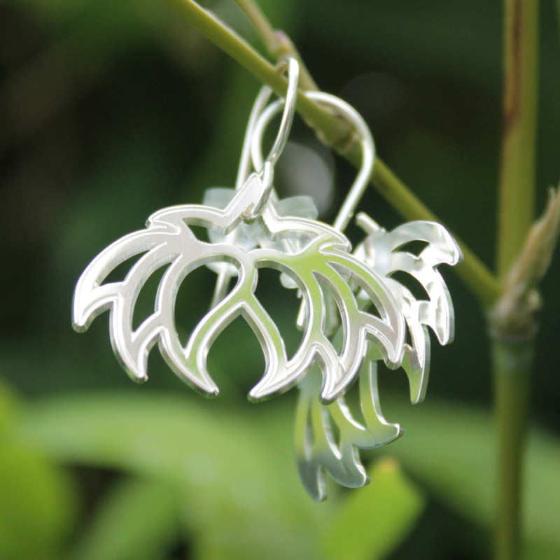 Boucles d'oreilles - Fleur Cristal'In